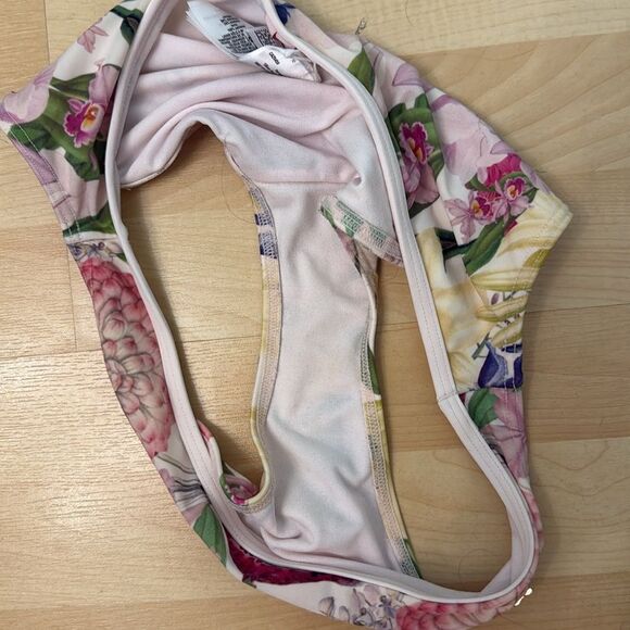 Ted Baker London Floral Bikini Bottoms TB 3/US 8-10 - Picture 3 of 5